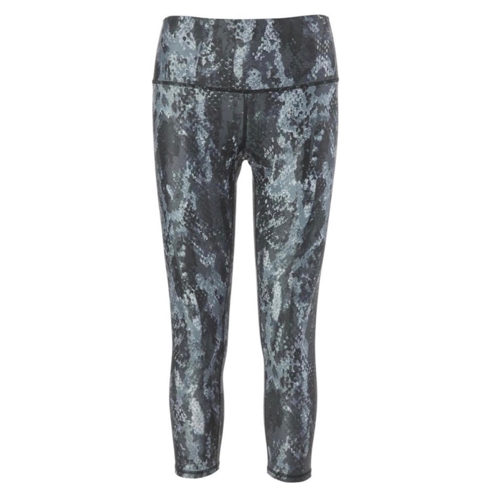 ALO YOGA Black Python Airbrush High Waisted Leggin - Picture 2 of 14